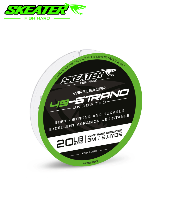 49-Strand Uncoated Wire Leader