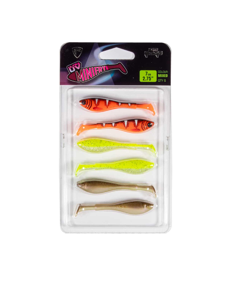 Mini Fry Mixed Colour Lure Pack