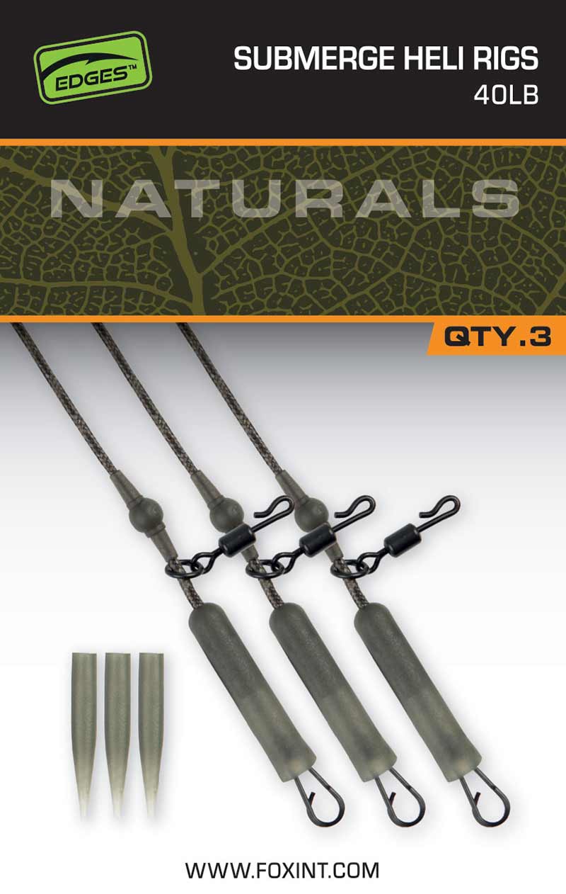 Edges™ Naturals Submerge Heli Rig Leaders