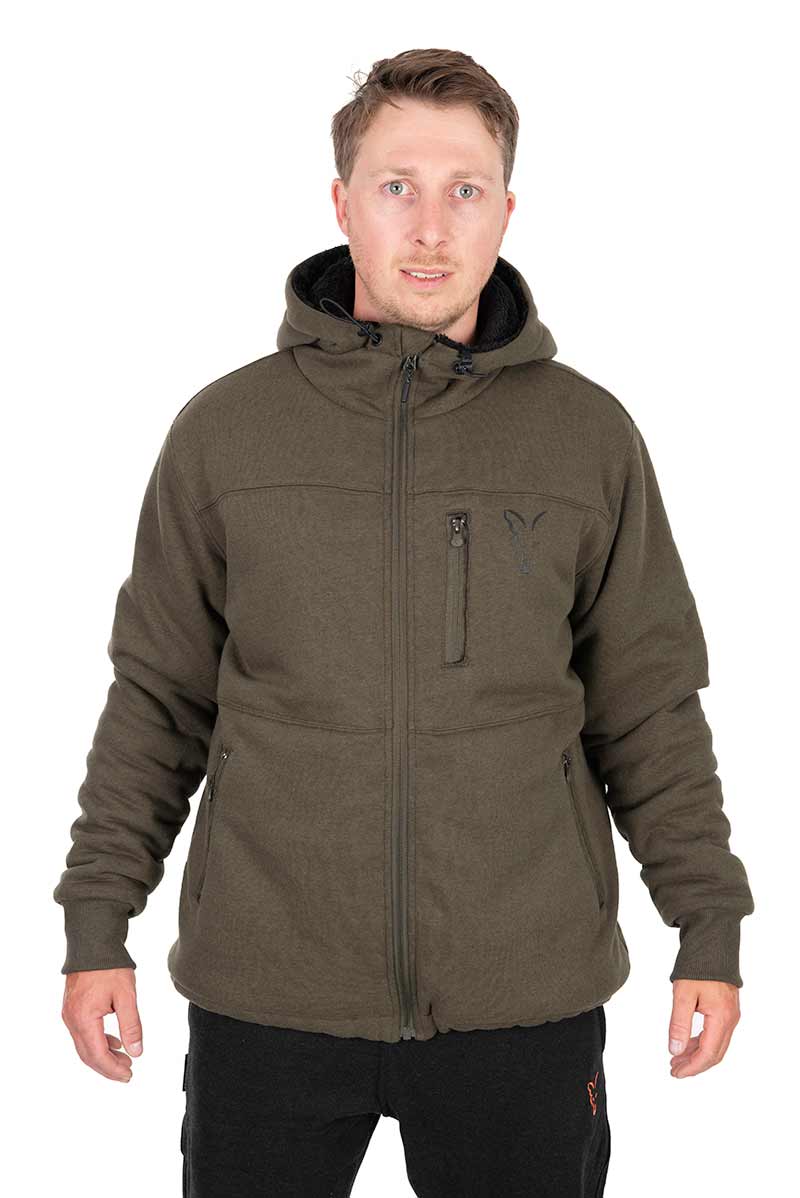 Collection Sherpa Jacket Green & Black