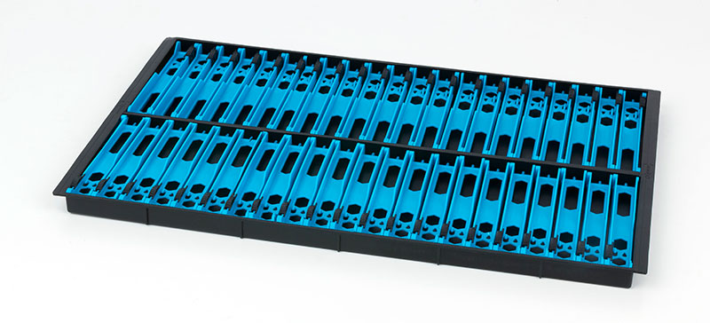 Loaded Pole Winder Trays