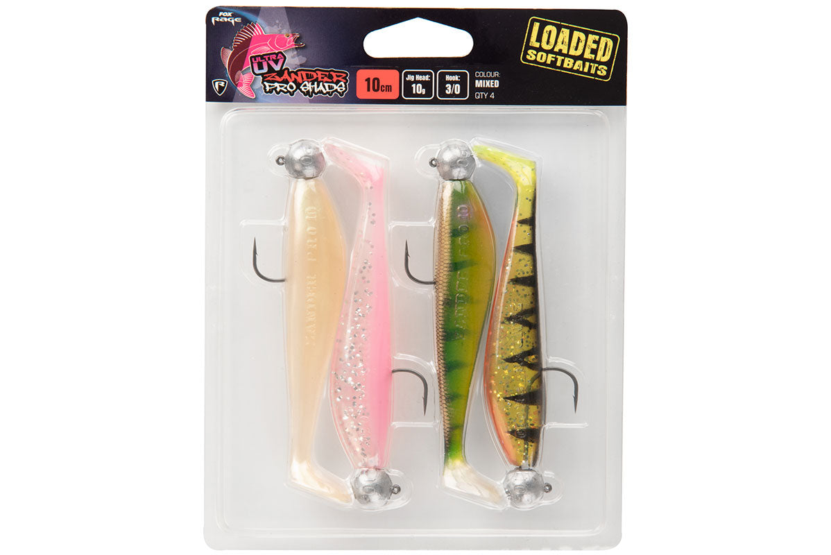 Zander Pro Shad - Loaded Lure Pack UV