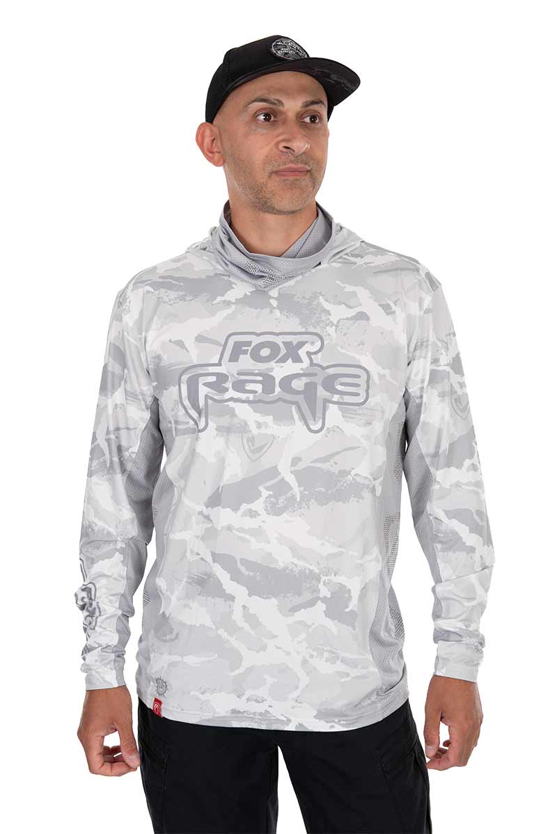 UV Hooded Light Camo Top