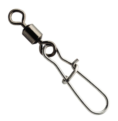 Black Rolling Swivel + Fastlock Snap
