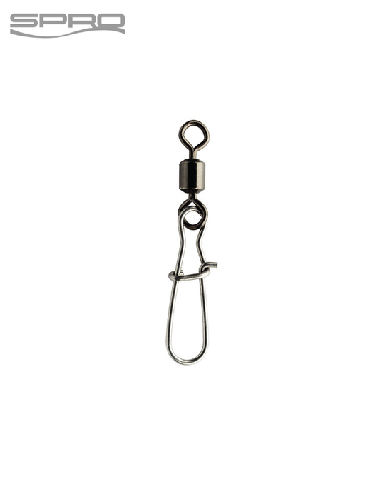 Black Rolling Swivel + Fastlock Snap