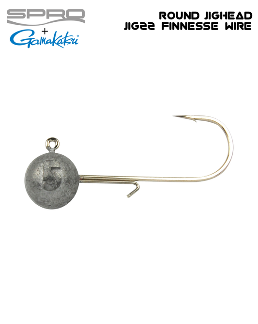 Gamakatsu® Round Jighead - Jig 22 Finnesse Wire (#1/0 - 5/0)