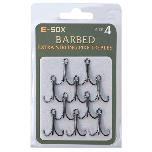 E-SOX Extra Strong Pike Trebles - "Expired"