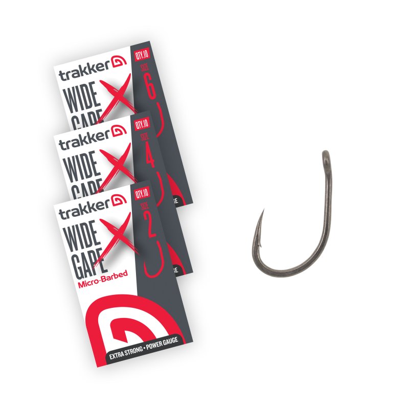 Wide Gape XS Hooks Mirco Barbed