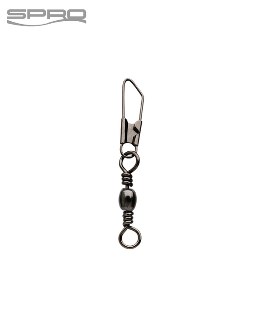 Black Barrel Swivel + Safety Snap