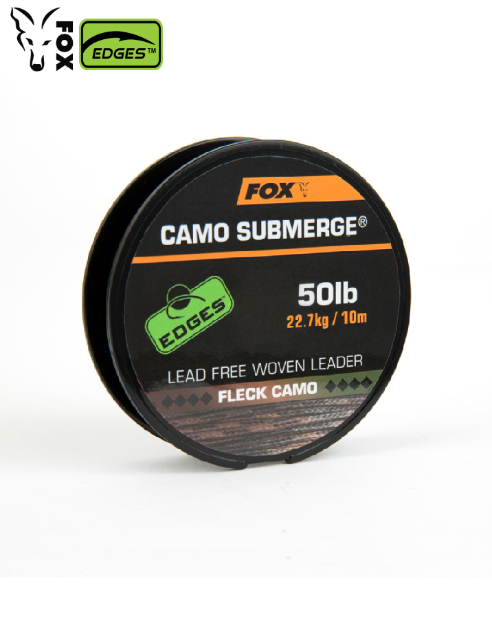 Edges™ Submerge® Fleck Camo Lead Free Woven Leader
