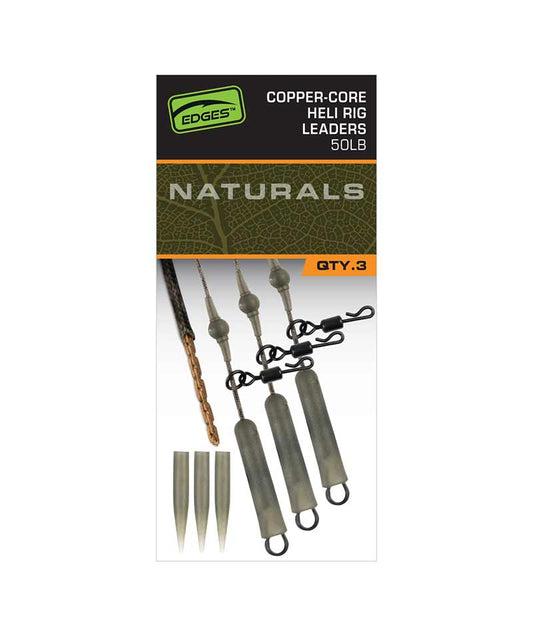 Edges™ Naturals Copper-Core Heli Rig Leaders