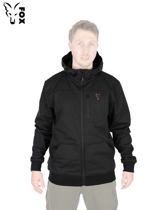 Collection Soft Shell Jacket Black & Orange