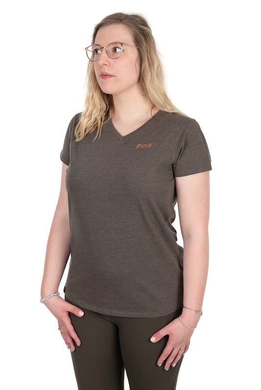 Fox Women's Clothing V Neck T