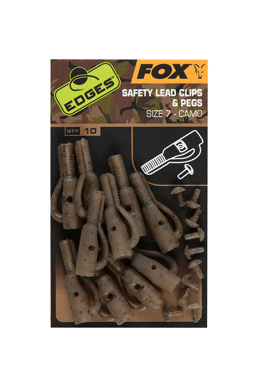 Edges™ Camo Safety Lead Clip & Pegs