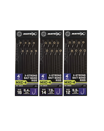 MXC-4 X-Strong Bait Band Rigs