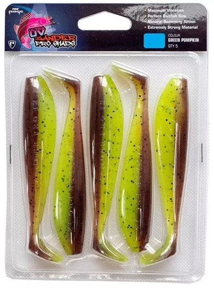 Fox Rage Zander Pro Shad Single Colour Packs UV