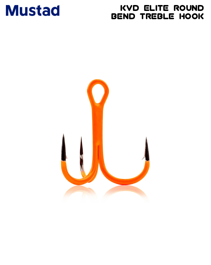 KVD Elite Round Bend Treble Hook