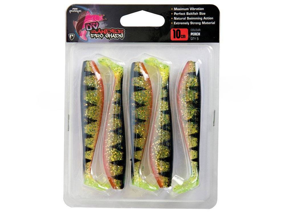 Fox Rage Zander Pro Shad Single Colour Packs UV