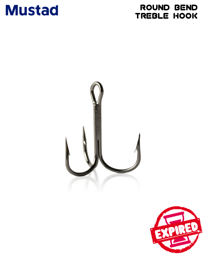 Round Bend Treble Hook