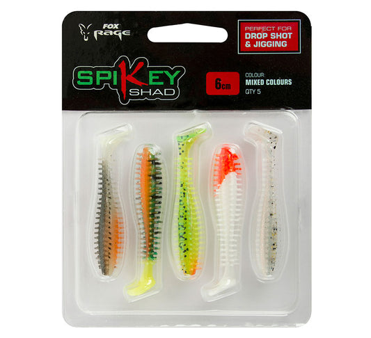 Spikey Shad - Mixed Colour Pack