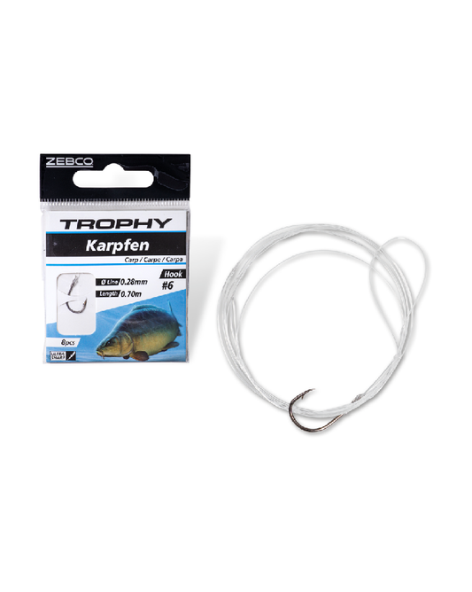 Trophy® Carp Hook to Nylon