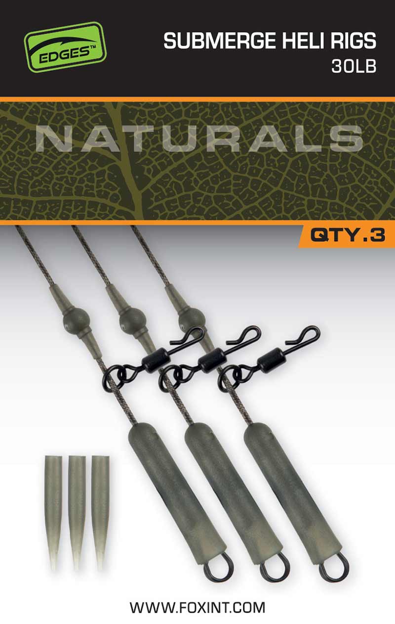 Edges™ Naturals Submerge Heli Rig Leaders