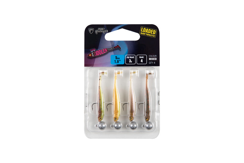 Fox Rage Micro Tiddler Fast Loaded Lure Pack UV